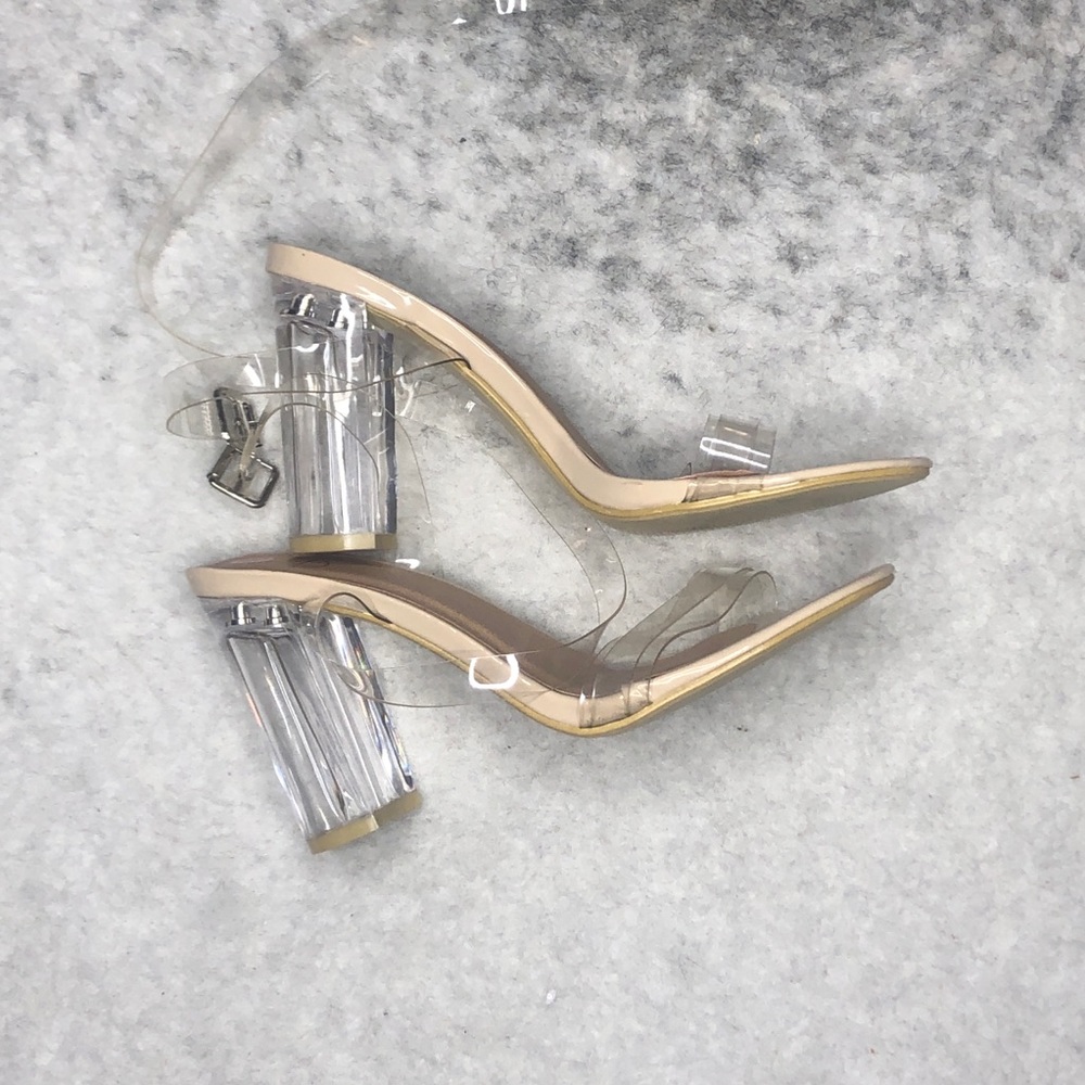 Clear See Through Heels